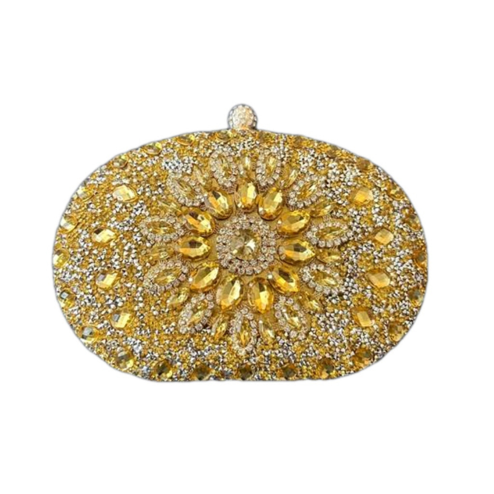 NEW RAMLA Faux Diamond Encrusted Clutch